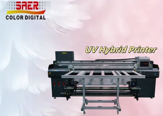 Outdoor & Indoor UV Roll to Roll Flatbed Hybrid UV Printer