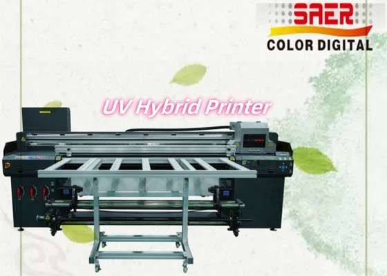 Outdoor & Indoor UV Roll to Roll Flatbed Hybrid UV Printer