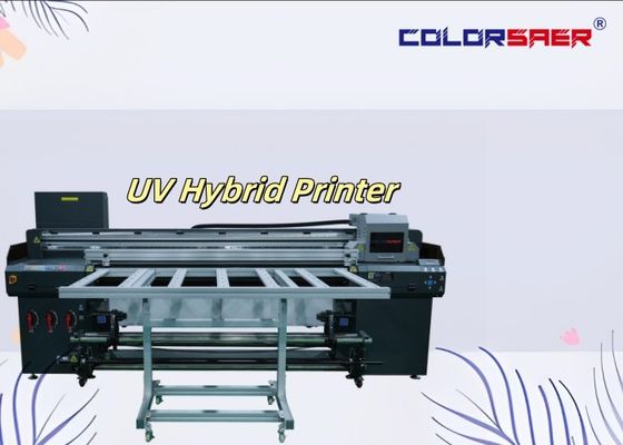 Automatic Digital 6 Feet Roll to Roll and Flatbed UV Hybrid Inkjet Printer