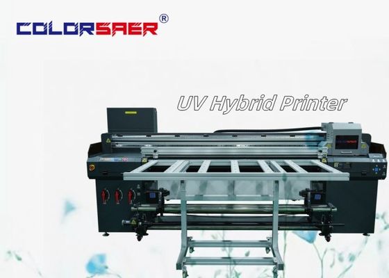 Automatic Digital 6 Feet Roll to Roll and Flatbed UV Hybrid Inkjet Printer