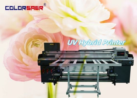 SAER 6ft New Technology UV Plotter Roll to Roll & Flatbed UV Hybrid Printer  Color+white+color+Varnish