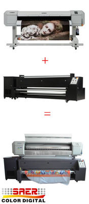 Cuộn trực tiếp để cuộn Mutoh Máy in thăng hoa Epson DX5 Head Trong nhà ngoài trời