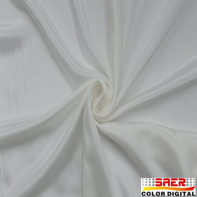 Trắng Satin Polyester kỹ thuật số in vải trang trí nhà