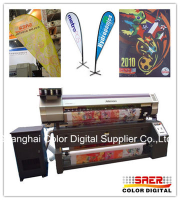 Máy in dệt Mimaki in phun kỹ thuật số 1.6M cho cờ quảng cáo