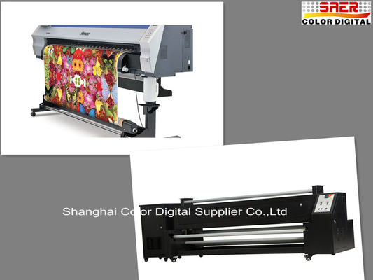 Máy in kỹ thuật số Mimaki gốc TS34-1800A với máy sưởi thăng hoa