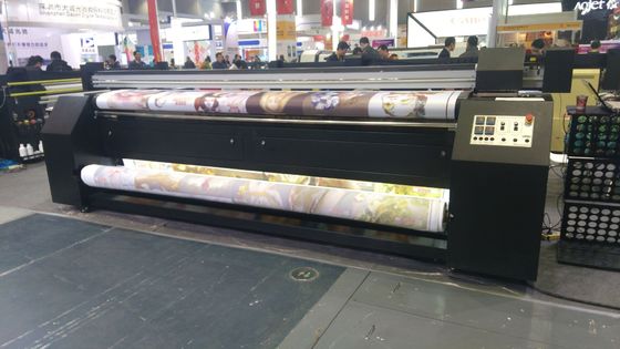 Thăng hoa Satin vải Banner Máy in kỹ thuật số Warp dệt kim