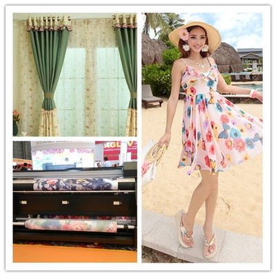 Máy in vải khổ lớn 1400dpi Máy in kỹ thuật số dệt