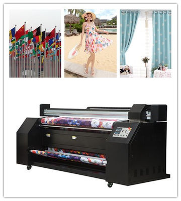 2300mm Dual Cmyk Pigment Máy in vải Plotter cho in vải