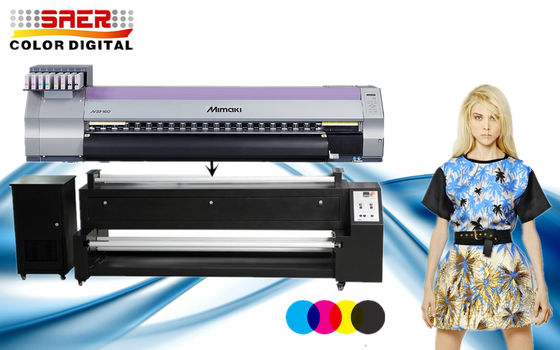 Máy in kỹ thuật số Mimaki Máy in nhuộm thăng hoa cho Polyester, Cotton, Vải lanh