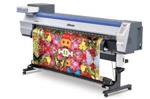 Máy in Mimaki với đầu Epson cùng với máy sưởi thăng hoa