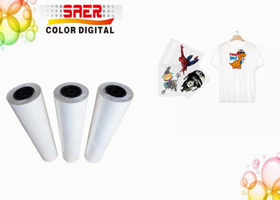 75um PET Roll to Roll DTF Transfer FIlm cho máy in áo thun kỹ thuật số