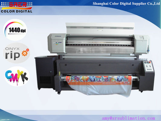 Mutoh cuộn trực tiếp để cuộn máy in dệt thăng hoa với đầu in DX5