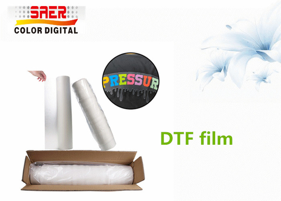 0,30 X 100M DTF Film Inkjet Cold Peel Film In Transfer Heat