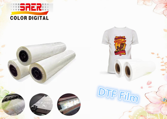 Dệt / Vải Màng PET Truyền nhiệt cho Máy in DTF 60cm
