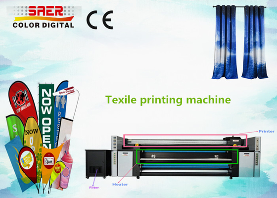 Máy in thăng hoa kỹ thuật số 2100mm cho vải bông cờ