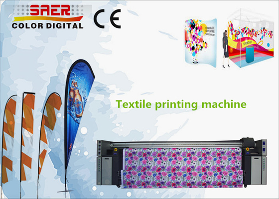 Bảng bìa Inkjet Máy in vải kỹ thuật số / Máy in vải rèm 1440dpi