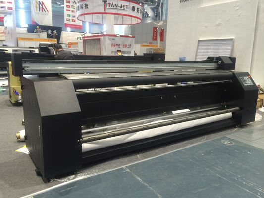 Kỹ thuật số thăng hoa / sắc tố / dệt phản ứng Cmyk Máy in cuộn để cuộn