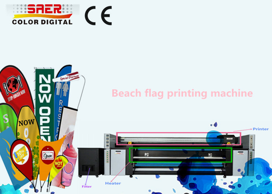 Máy in dệt thăng hoa CSR2200 Cờ ​​biểu ngữ Máy in thăng hoa nhuộm vải polyester