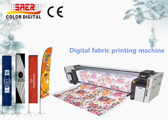 Máy in sublimation dệt nhiều màu CMYK kép / Máy in vải lều