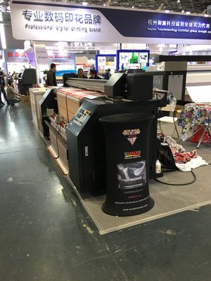 Dual CMYK Máy in mực liên tục cung cấp thuốc nhuộm thăng hoa cho cờ dệt