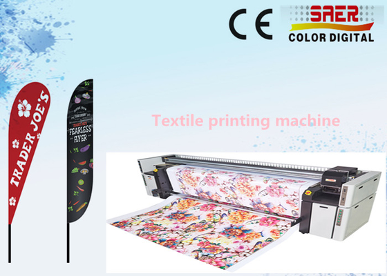 Máy in vải cao tốc tất cả trong một vải in nhiều màu Roll To Roll