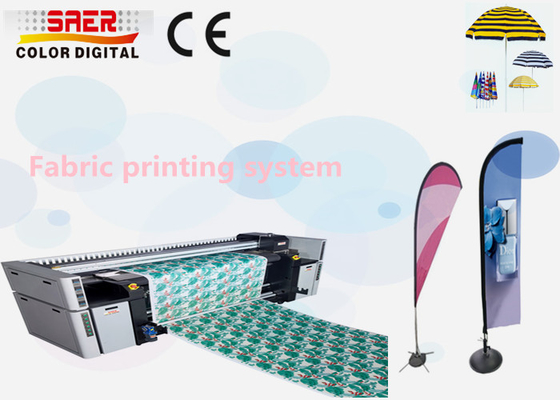 Máy in vải cao tốc tất cả trong một vải in nhiều màu Roll To Roll
