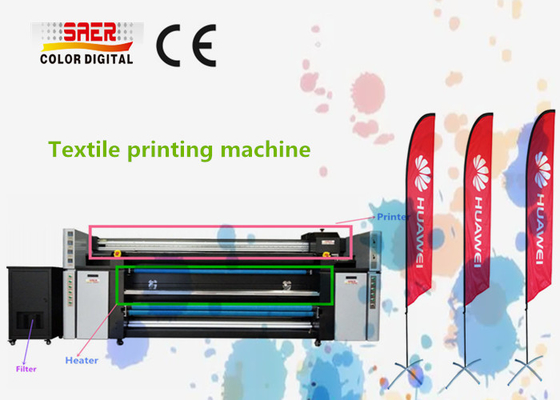 Máy in sublimation màu máy in kỹ thuật số với đầu in DPI cao