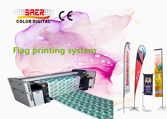Máy in lá cờ nước mắt / biển lá cờ với độ phân giải cao