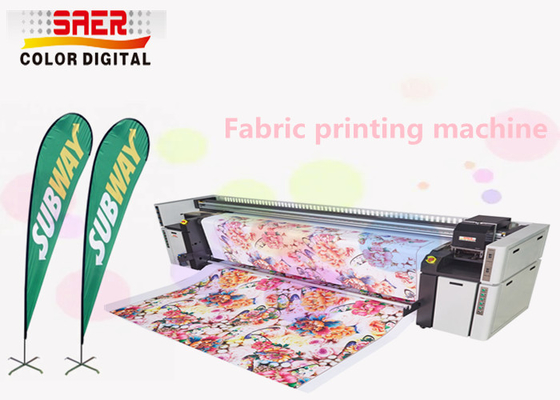 Máy in dệt kim kỹ thuật số Banner lá cờ Polyester vải Inkjet Sublimation dye máy in