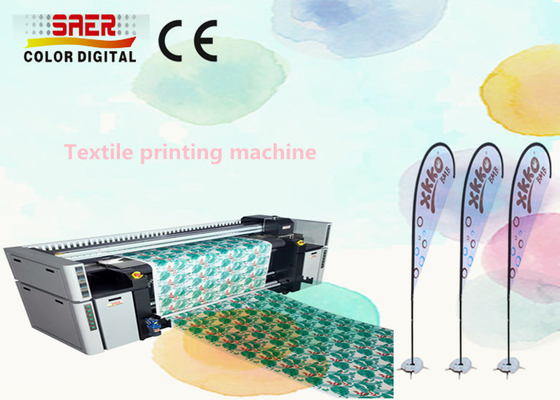 In ấn trực tiếp dệt may sublimation / Roll to Roll Polyester lá cờ máy in