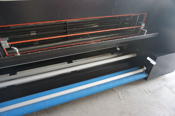 Máy ép nhiệt thăng hoa lớn tự động làm việc cùng với máy in Piezo