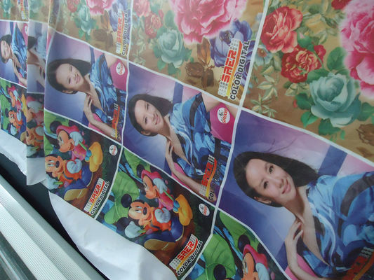 100% Polyester Rèm cửa / Vải Flag 110-250 G / GSM