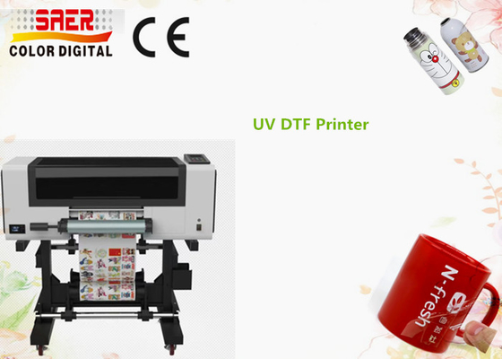 Máy in UV DTF 30cm với máy laminator 2 trong 1 Roll To Roll UV DTF Crystal Logo Printer