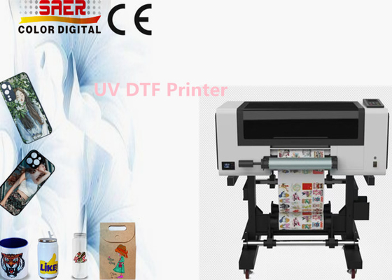 Máy in UV DTF tất cả trong một máy in phim truyền UV với đầu 3 bộ