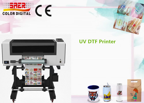 Máy in UV Dtf 30cm cho in nhãn dán Roll To Roll Inkjet trên bất kỳ vật liệu cứng nào