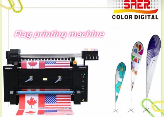 bán nóng trực tiếp đến các máy in vải tất cả trong một 1.2m in lá cờ dệt may