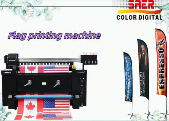 Máy in dệt kim kỹ thuật số Cờ biểu ngữ In ấn vải polyester Inkjet Sublimation dye