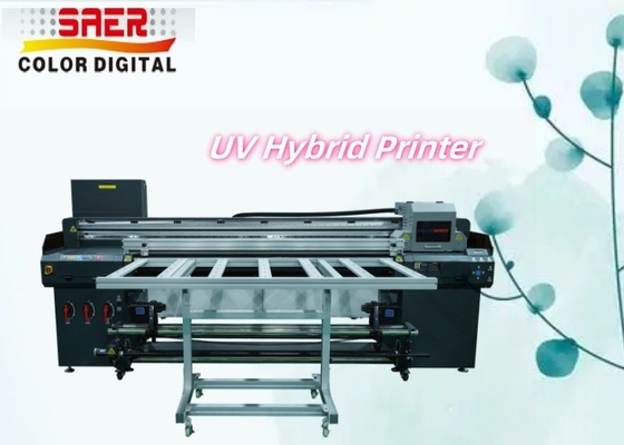 Flatbed And Roll UV Hybrid Printer cho vật liệu khác nhau