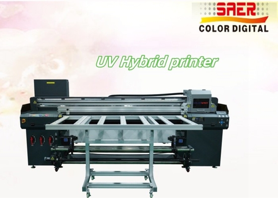 Flatbed And Roll UV Hybrid Printer cho vật liệu khác nhau
