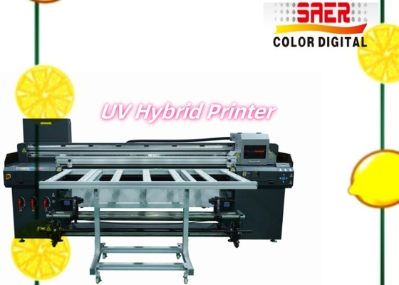 Máy in kỹ thuật số đa màu Roll To Roll And Flatbed UV Inkjet