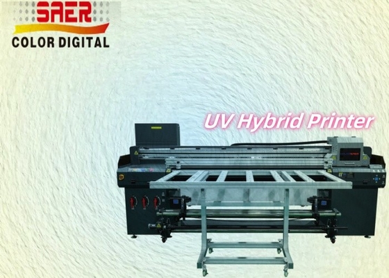 Máy in kỹ thuật số đa màu Roll To Roll And Flatbed UV Inkjet