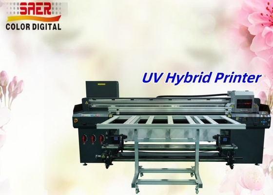 Mực Acrylic CMYK 1.8m Roll To Roll Và máy in lai UV phẳng