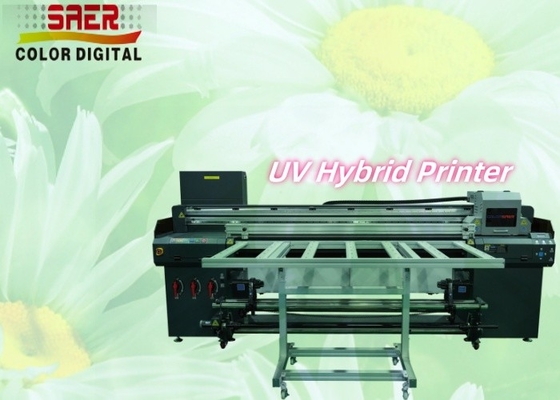 SAER Quảng cáo Bảng quảng cáo Thiết bị trang trí Cuộn đến cuộn và in phẳng In UV Hybrid Printer