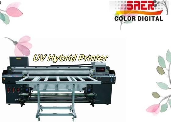 Các doanh nghiệp nhỏ máy in lai UV phẳng và cuộn để cuộn cho gạch gốm gỗ nhôm