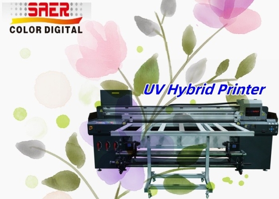 Các doanh nghiệp nhỏ máy in lai UV phẳng và cuộn để cuộn cho gạch gốm gỗ nhôm