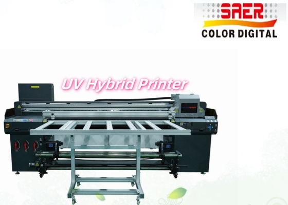 1.8m UV Hybrid Printer Flatbed và Roll to Roll UV Printer