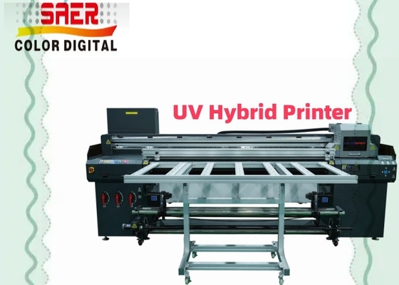 1.8m UV Hybrid Printer Flatbed và Roll to Roll UV Printer