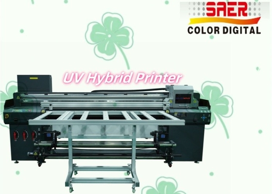 SAER UV Plotter Đầu in độ phân giải cao định dạng rộng Roll to Roll và máy in lai UV Flatbed