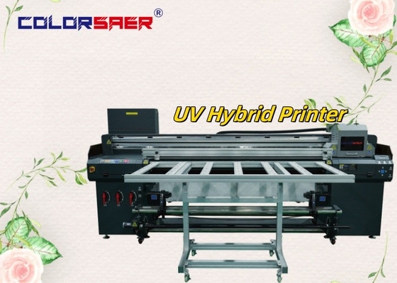 Nhà máy Thượng Hải SAER cuộn đến cuộn và máy in lai UV phẳng cho các vật liệu khác nhau