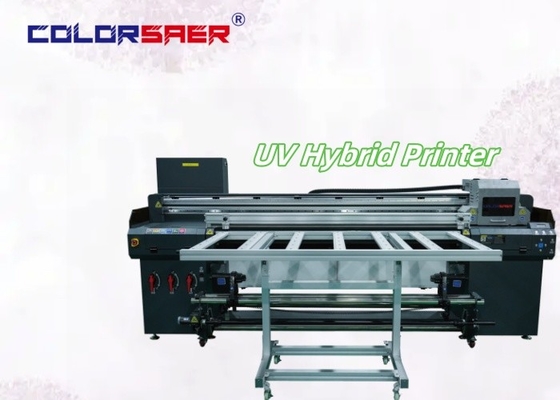 Nhà máy Thượng Hải SAER cuộn đến cuộn và máy in lai UV phẳng cho các vật liệu khác nhau